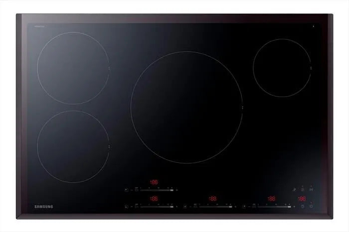 SAMSUNG modello NZ84F7NB6AB/ET ET 80, 80 cm, Piano elettrico induzione NZ84F7NB6AB, cm-Vetro Ceramica finitura nera