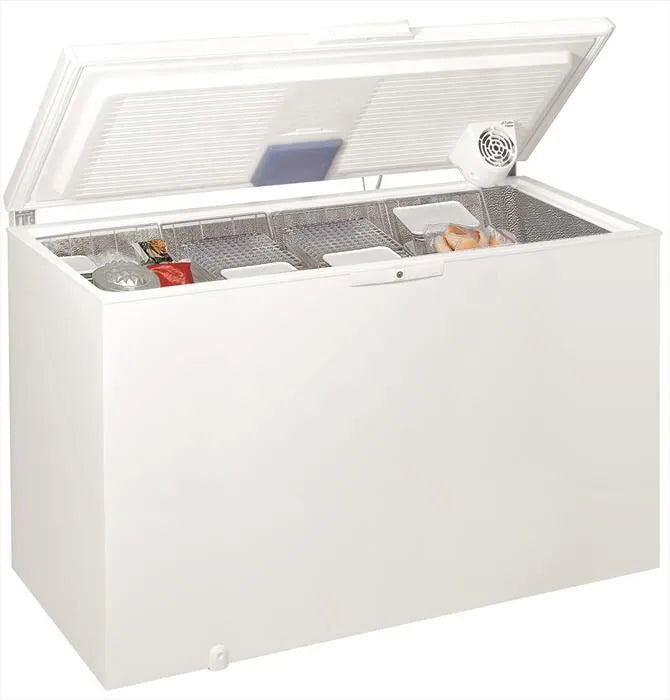 Whirlpool congelatore, orizzontale WHE39392 T Classe E 395 lt, colore bianco