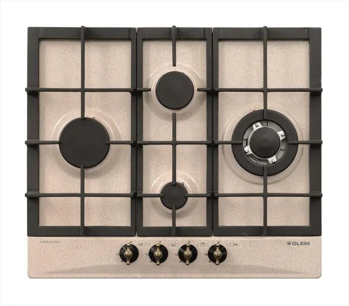 GLEM GAS piano cottura a gas, modello GT645HSA- 58,5cm-Avena