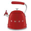 SMEG bollitore elettrico WKF01RD, con fischio 50's Style - finitura rossa LUCIDO