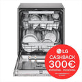 LG lavastoviglie, DB597TXS classe di efficienza energetica A-20% 14coperti-Noble Steel