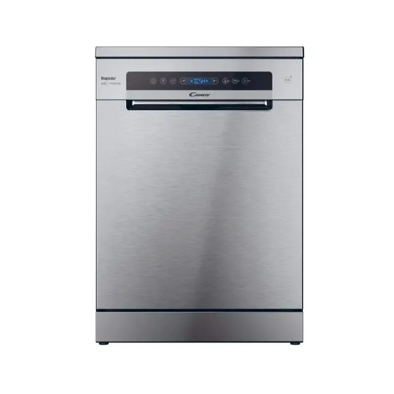 Candy lavastoviglie, CF 4C6F0X/CF4C6F0X- Rapidò installazione libera 14 Coperti classe di efficienza energetica C Inox