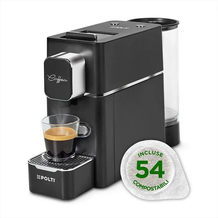 Polti macchina da caffè, Coffea S15B + 54 CIALDE, colore nero