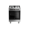 Beko forno elettrico, FSE62110DXF - Cucina a Gas 4 zone di cottura 60x60 cm acciaio inossidabile