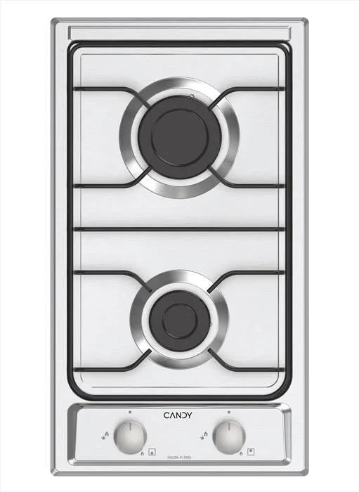 CANDY piano cottura a gas, CHW23X 28,8 cm-acciaio inossidabile