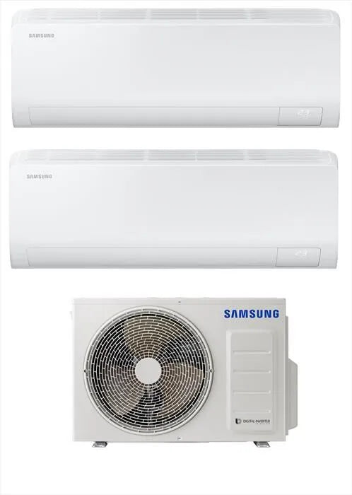 Samsung, Kit DUAL LUZON S2 9000+12000 BTU, colore bianco
