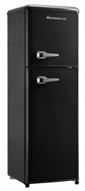 frigorifero, 2 porte SIBERIA 85 classe di efficienza energetica E 85lt-finitura nera / Metallo, MELCHIONI FAMILY