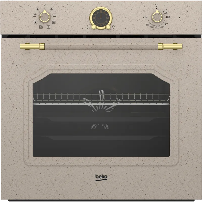 Beko forno elettrico, RBIM19200AVD - Multifunzione Rustico Avena classe di efficienza energetica A 60 cm