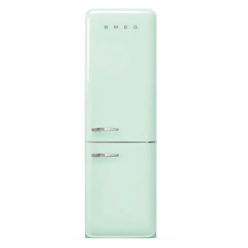 SMEG frigorifero combinato, FAB32RPG5 - con apertura a destra installazione libera verde pastello 60 cm design rétro anni Cinquanta