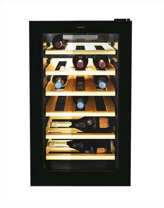 Candy cantinetta vino, CWC 021 ELSP/NF Classe G 21 bottiglie, colore nero