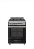 GLEM GAS modello ST664MBK, Cucina classe di efficienza energetica A+-finitura nera Carbone