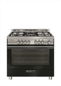 GLEM GAS modello ST965MBK, Cucina a gas classe di efficienza energetica A+-finitura nera Carbone