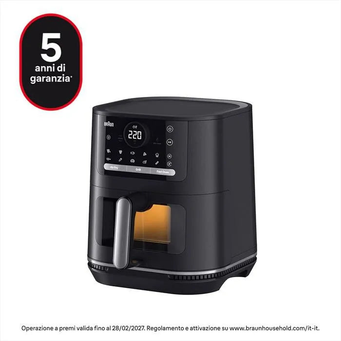 Braun friggitrice ad aria, MultiFry 5 HF5073, colore nero