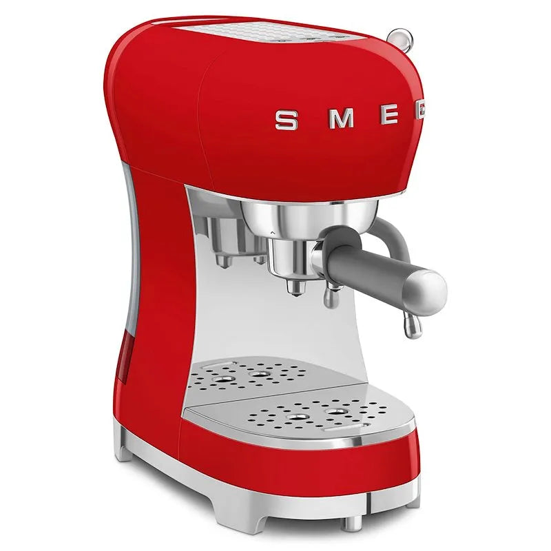 SMEG modello Caffu00e8 u2013 ECF02RDEU, Macchina da Espresso 50's Style finitura rossa LUCIDO