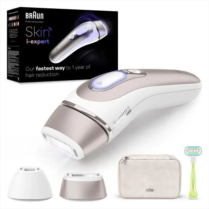 BRAUN epilatore a luce pulsata PL7147-BIANCO/BRONZO, PL7147-finitura bianca/BRONZO