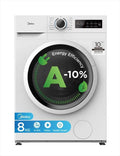Midea lavatrice, MF110W80BA10/W, IT 8 Kg Classe A, colore bianco