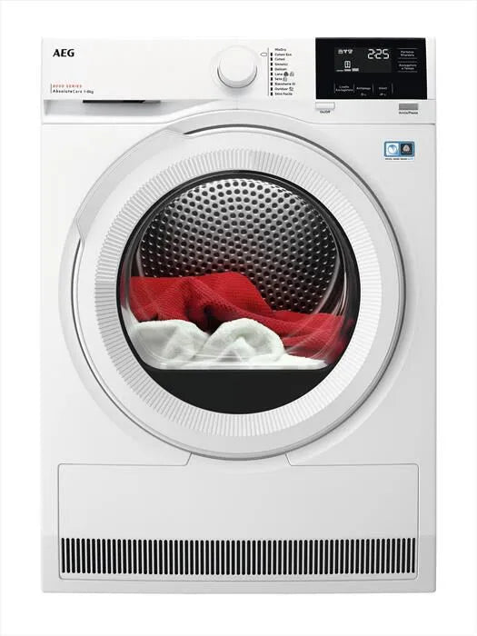 AEG asciugatrice, TR8G82OW 8 Kg, colore bianco
