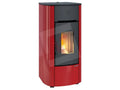 stufa a pellet, Mariella Bordeaux 8kW Acciaio e Ghisa Programmabile, Extraflame