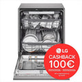 LG lavastoviglie, QUADWASH DB365TXS classe di efficienza energetica B 10coperti-Acciaio inossidabile