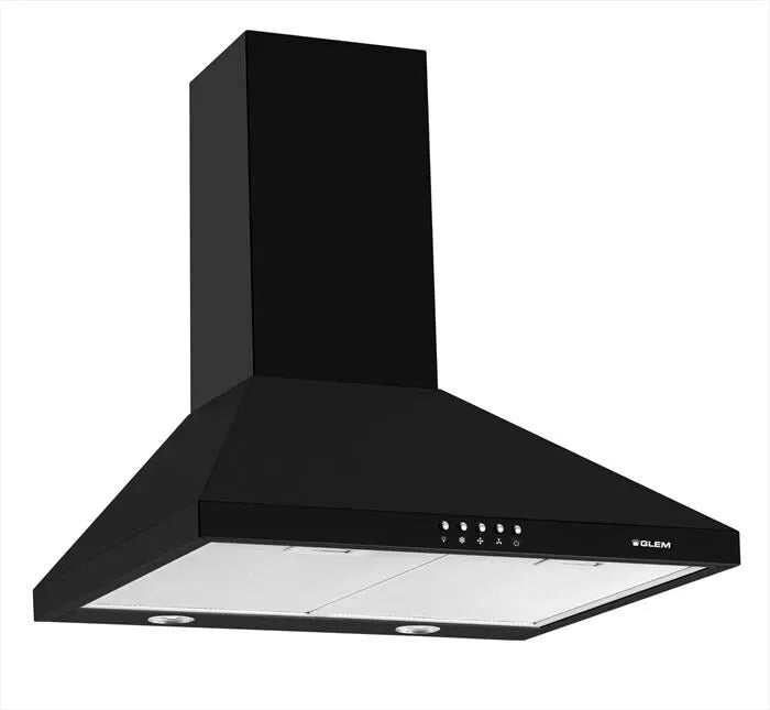 Glem Gas, Cappa decorativa a parete GHP645BK, colore nero