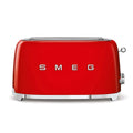 SMEG tostapane, 50's Style u2013 finitura rossa LUCIDO 2x4 TSF02RDEU