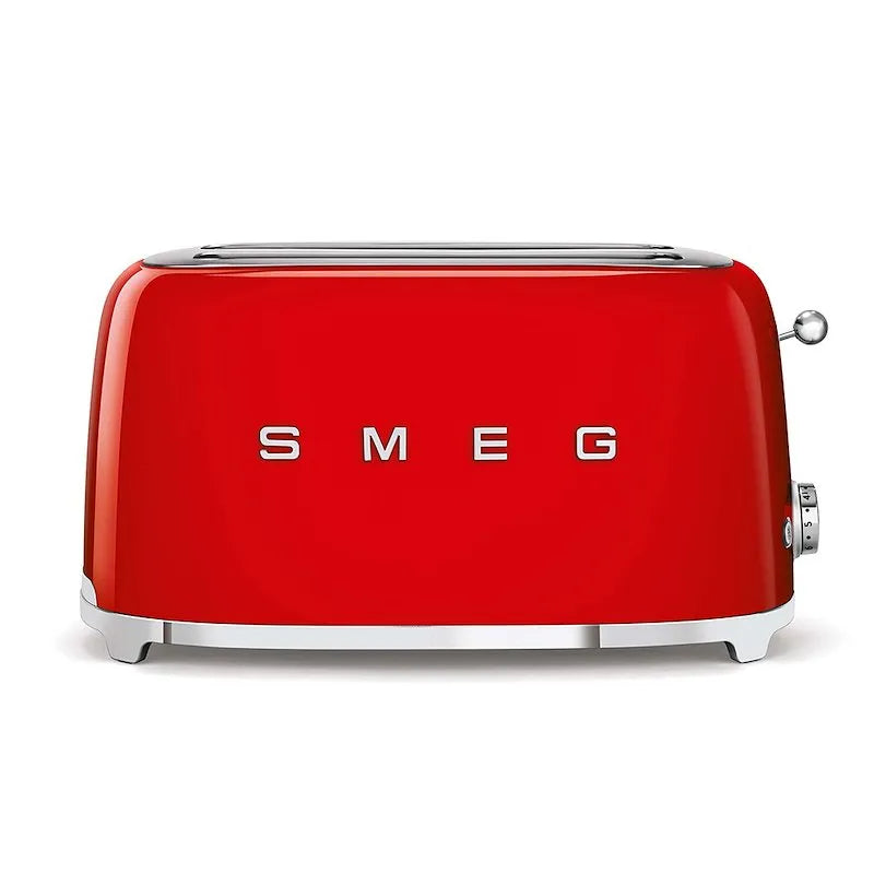 SMEG tostapane, 50's Style u2013 finitura rossa LUCIDO 2x4 TSF02RDEU