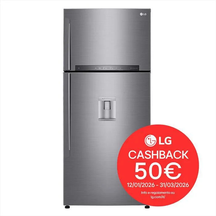 LG frigorifero, 2 porte GTF744PZPED classe di efficienza energetica E 509L-Platino