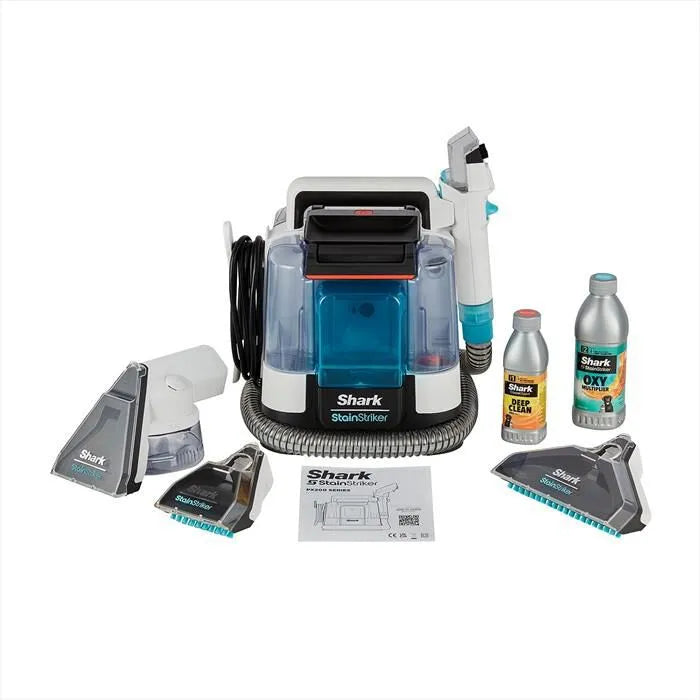 Shark, SMACCHIATORE PORTATILE STAINSTRIKER PX200EUT, colore azzurro / bianco