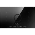 Elica piano cottura a induzione, modello PRF0196335 Nikolatesla Switch Glow EVO BL/A/83 - finitura nera Cappa Integrata 83cm Versione Aspirante