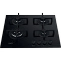 WHIRLPOOL piano cottura a gas, Goa 6423/nb1 finitura nera