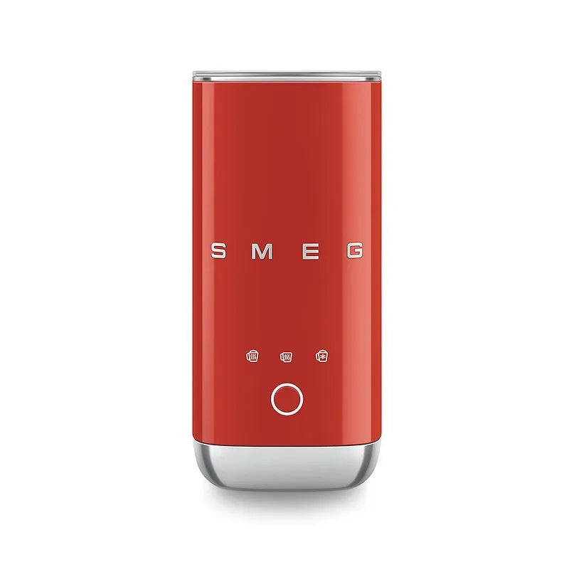 SMEG modello Mff02rdeu, montalatte elettrico finitura rossa