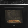 Smeg forno elettrico, SF64M3S1PZB per installazione a incasso 65L Termoventilato finitura nera classe di efficienza energetica A