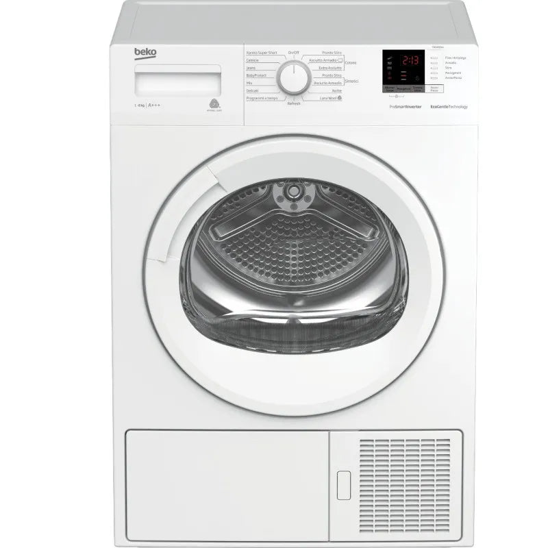 Beko asciugatrice, TDEX832WI - a Pompa di Calore, 8 kg classe di efficienza energetica A+++