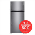 LG frigorifero, 2 porte GTB744PZHED classe di efficienza energetica E 506L-Platino