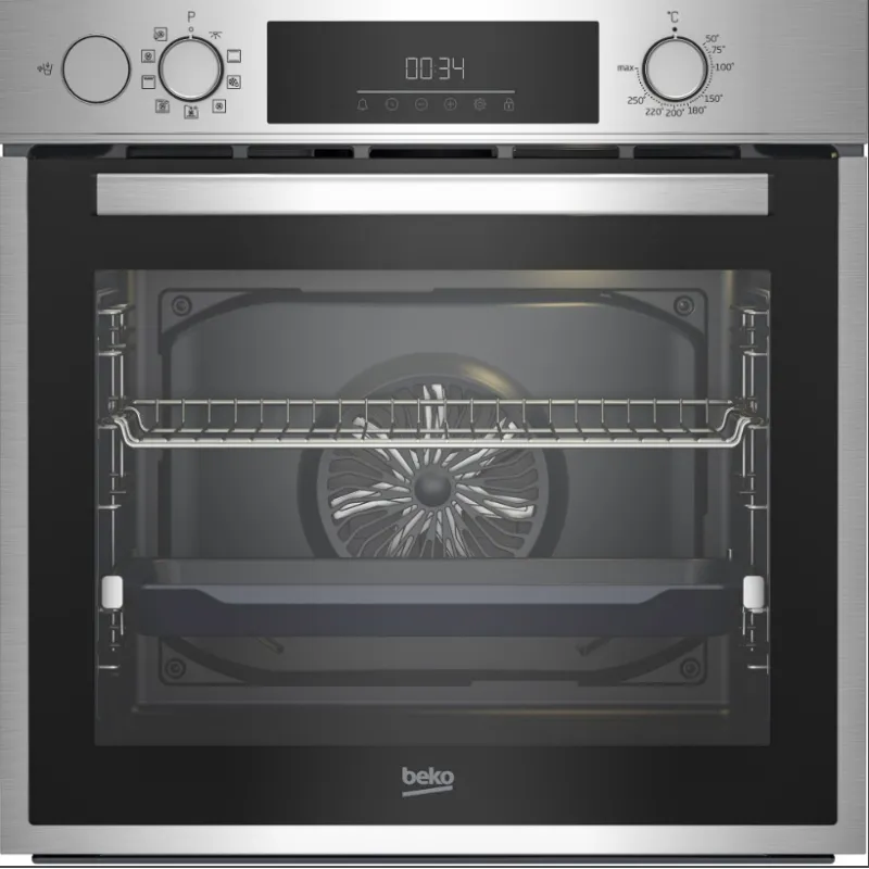 Beko forno, BBIS14300XE - per installazione a incasso Multifunzione Elettrico 60 cm assistito 9 funzioni classe di efficienza energetica A+ Finitura