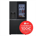 LG frigorifero, side by side GSGV81EPLL InstaView, E, colore nero