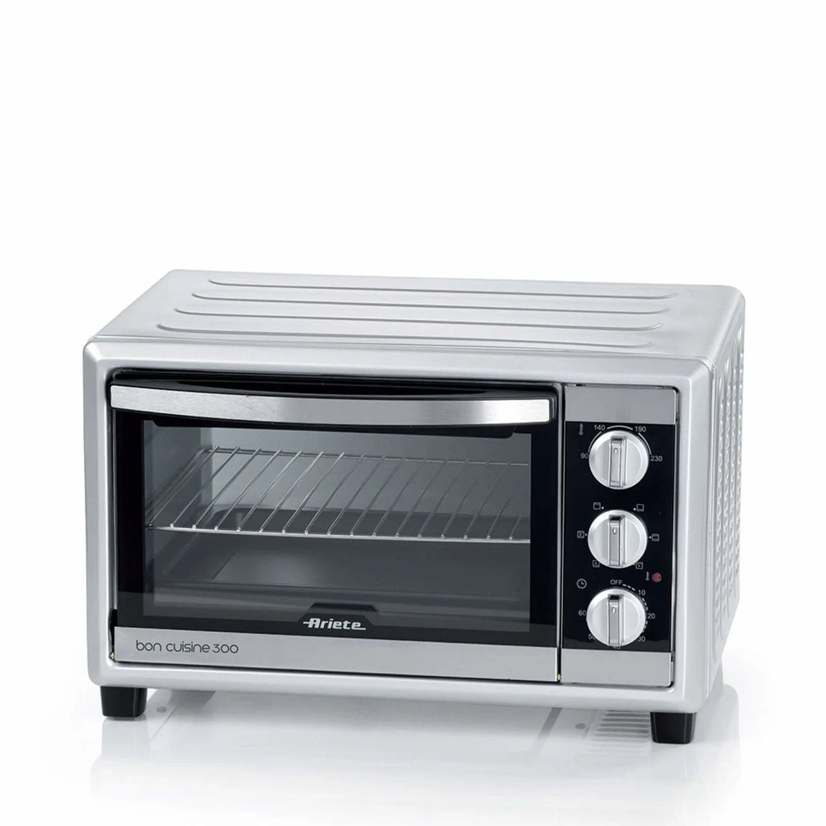 Ariete forno elettrico, Bon Cuisine 300 985 30L finitura nera e Argento 6 Posizioni 1500W