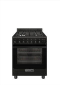 GLEM GAS modello SA66TMBK, Cucina classe di efficienza energetica A-finitura nera Carbone