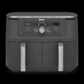NINJA friggitrice ad aria, AIR FRYER MAX DUALZONE 6-IN-1-finitura nera / Alluminio
