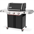 barbecue, a 3 bruciatori GENESIS E-335-finitura nera / Alluminio, WEBER