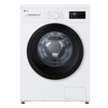 LG lavatrice, Slim F4NA10S8NWK 8kg 1400 Giri classe di efficienza energetica A HygieneSteam finitura bianca