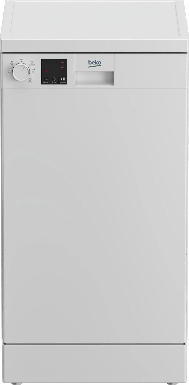 Beko lavastoviglie, DVS05024W 45cm 10 Coperti installazione libera classe di efficienza energetica E finitura bianca