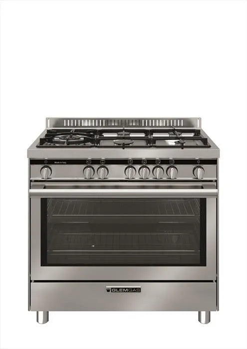 GLEM GAS modello ST96TVI, Cucina a gas classe di efficienza energetica A-INOX