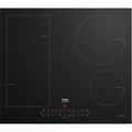 Beko piano cottura a induzione, HII64203FMT - 60cm 4 zone di cottura Flex Zone finitura nera
