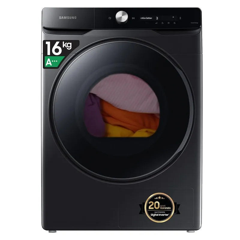 SAMSUNG asciugatrice, DV16DG8600BVU3 finitura nera