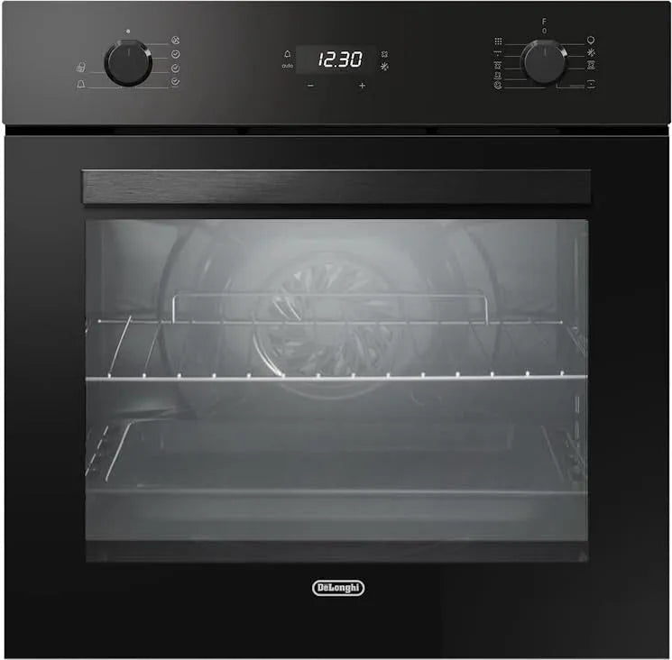 De'Longhi forno elettrico, DLP 9L N 70L finitura nera classe di efficienza energetica A Ventilato Multifunzione
