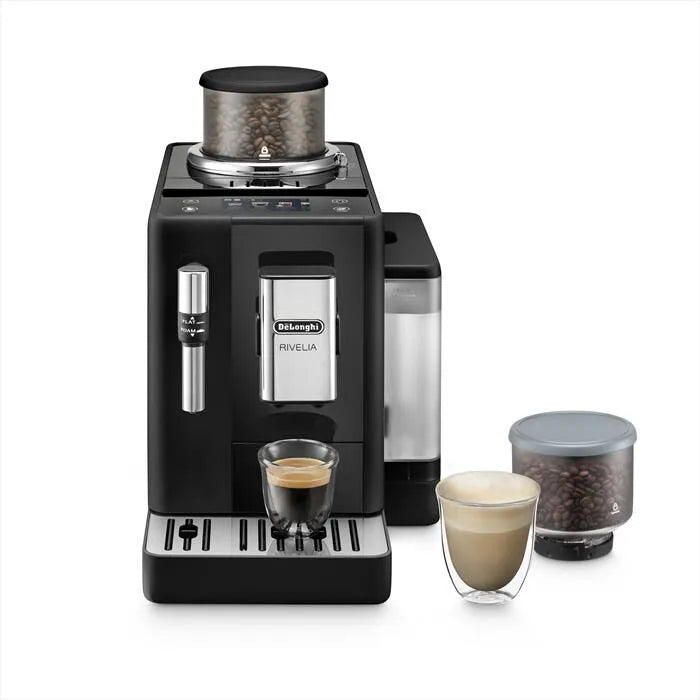 DE LONGHI Macchina da caffé Rivelia -finitura nera EXAM440.35.B, Macchina da caffé Rivelia -finitura nera, onyx finitura nera