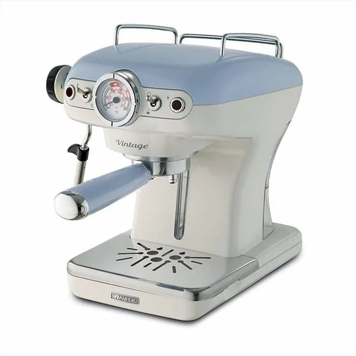 ARIETE 1389, finitura bianca, Espresso Vintage-Blu