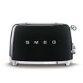 SMEG tostapane TostapaneTsf03bleu, finitura nera