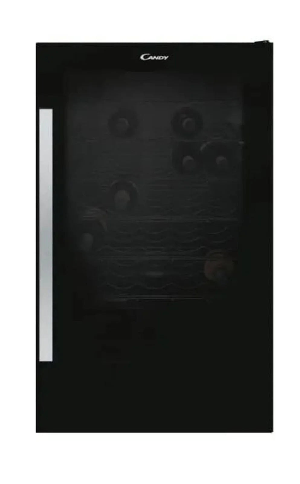 Candy cantinetta vino, CWC150EDNF Vino 41 Bottiglie Monozona Porta Vetro finitura nera